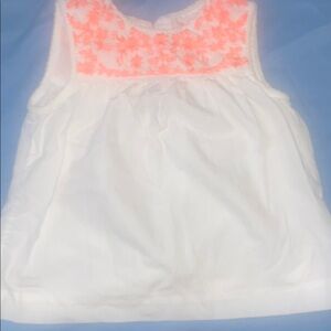 Ralph Lauren White and Pink Kids Sleeveless dress